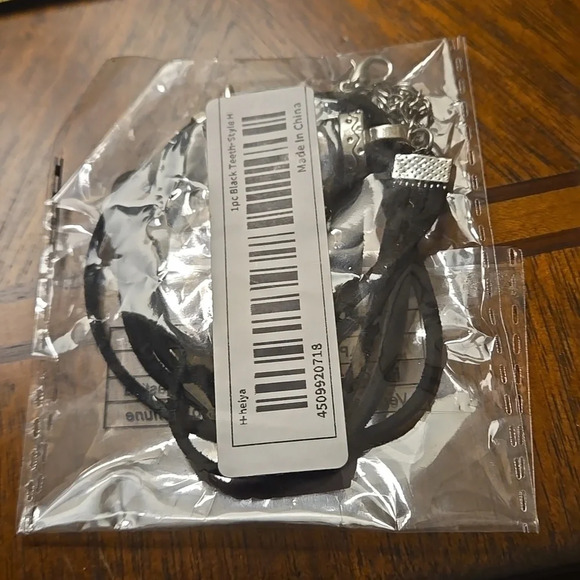 Set of 3 Unisex Boho-Chic Vintage-Inspired Beaded Necklaces PU Leather - Picture 13 of 14